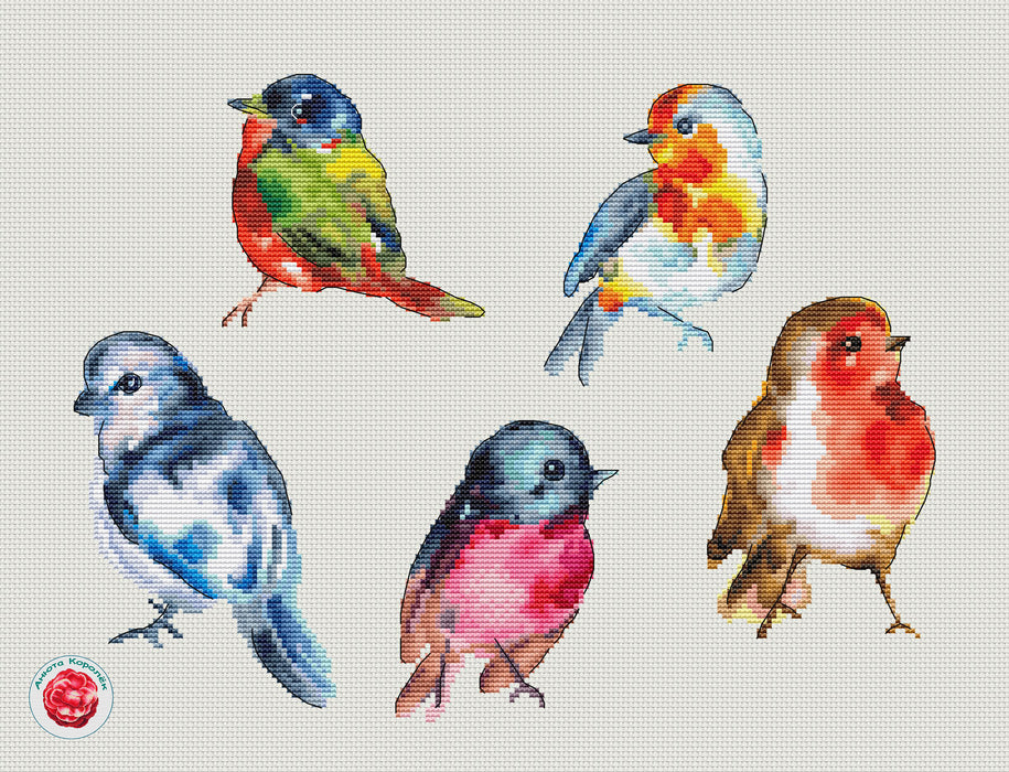 Little Birds - PDF Cross Stitch Pattern