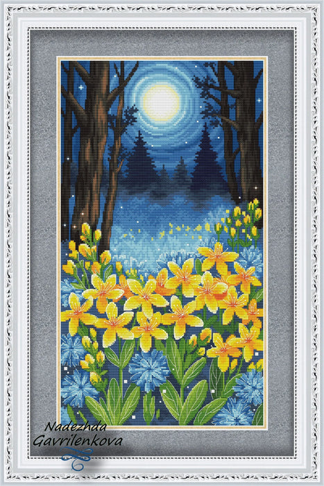 Magic of the forest. St. John's Wort - PDF Cross Stitch Pattern