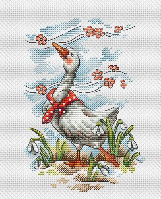 Geese - Seasons. Autumn - PDF Cross Stitch Pattern