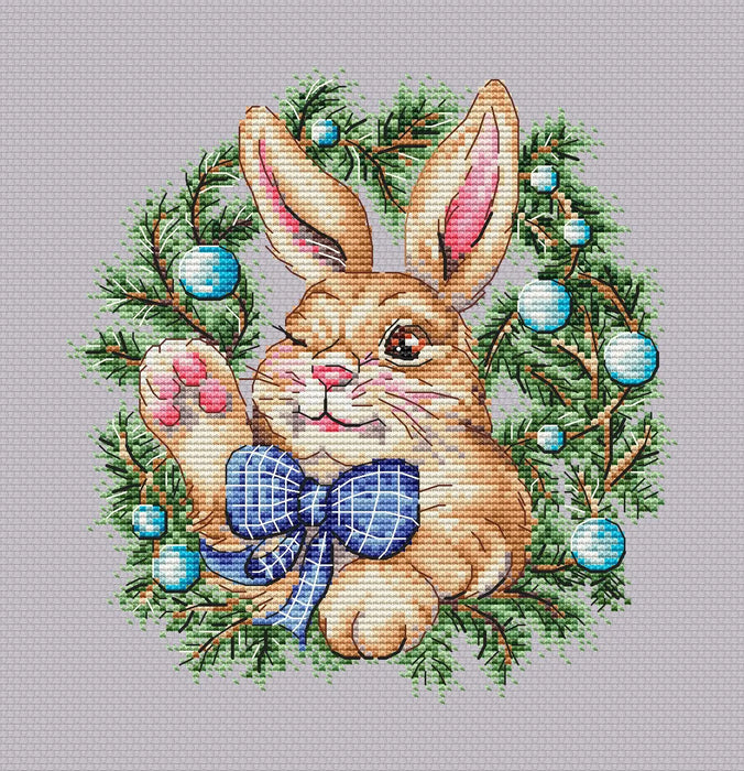 Sampler with rabbits 2 - PDF Cross Stitch Pattern