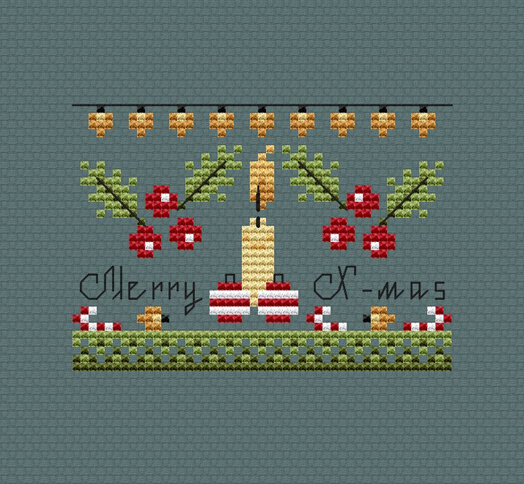 Merry X-mas - PDF Cross Stitch Pattern