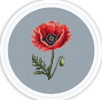 Poppy - PDF Cross Stitch Pattern