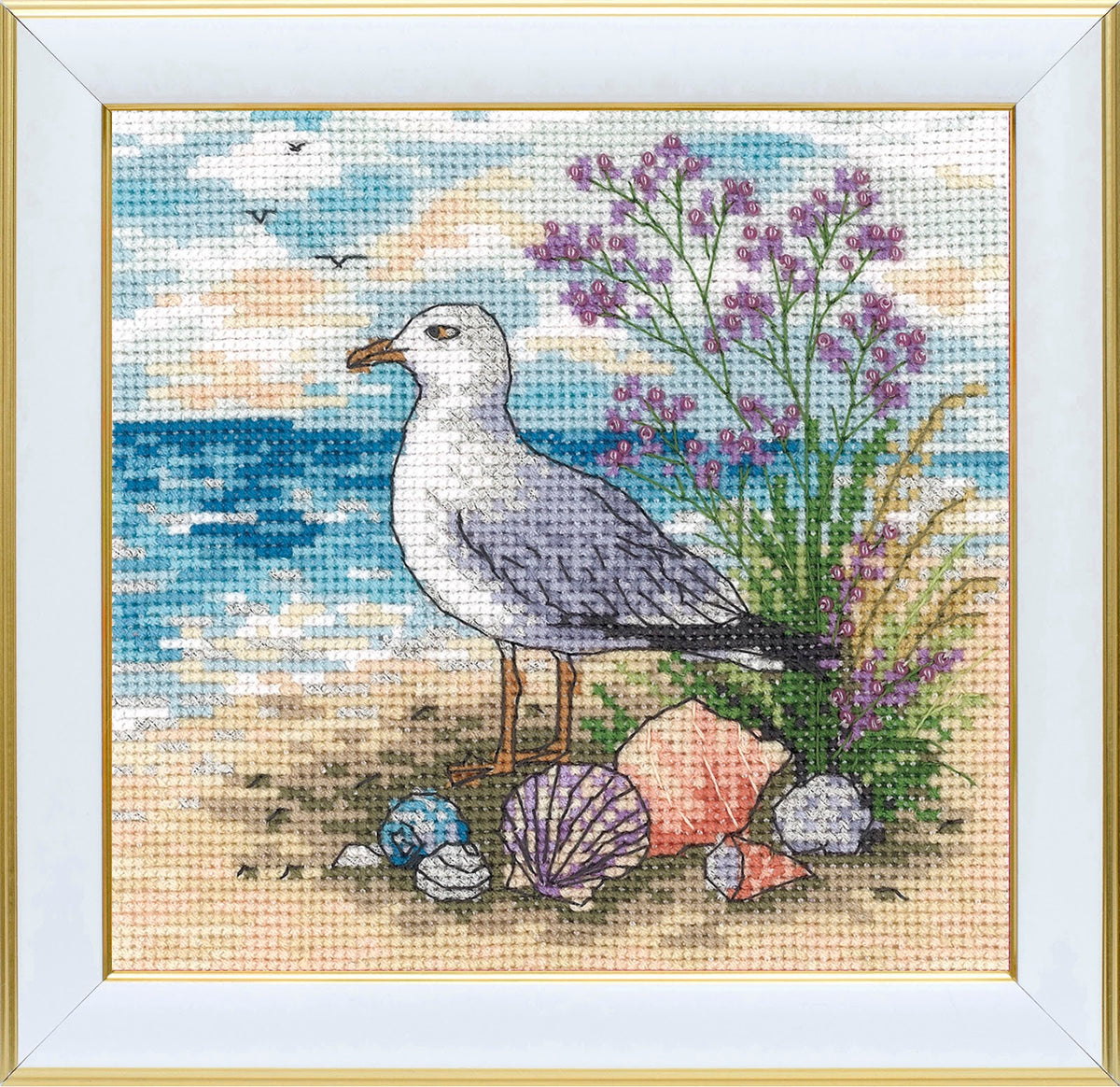 The Seagull M-0410 cross stitch kit