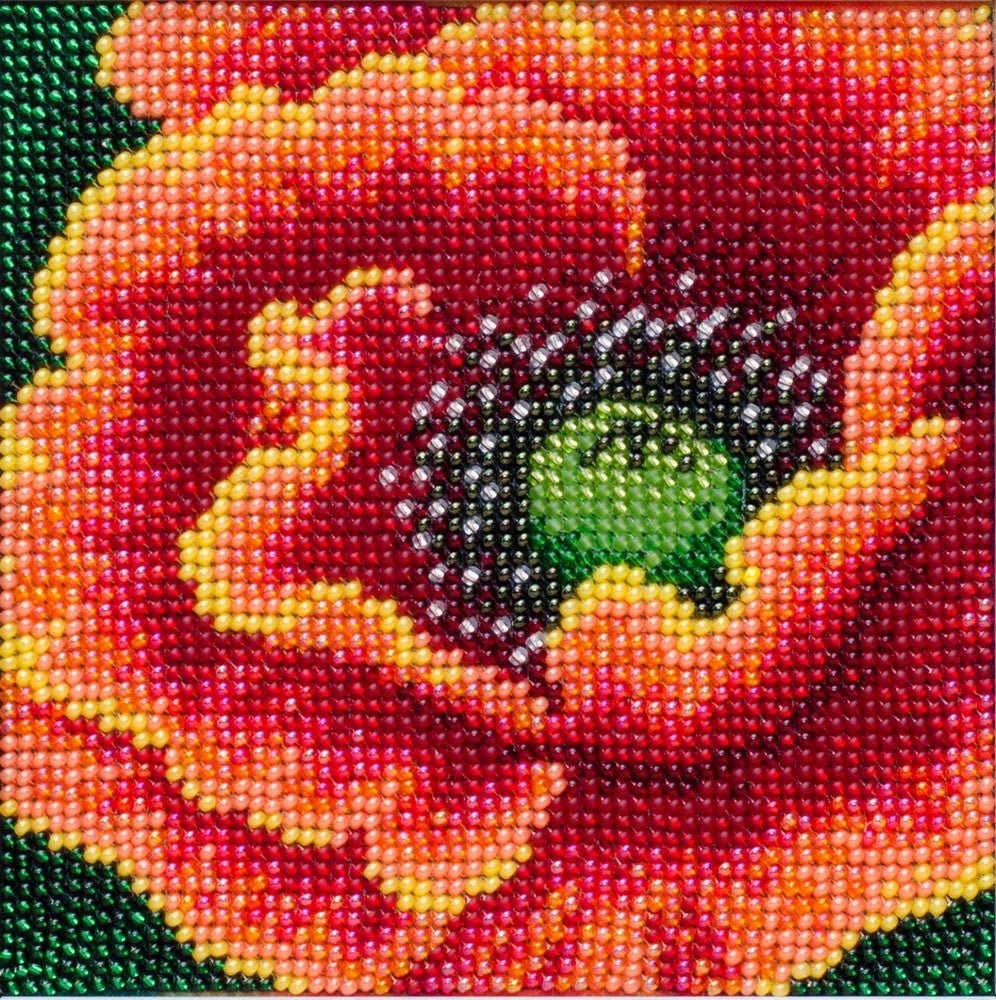 Flaming Flower TN-1032 bead embroidery kit - photo 2