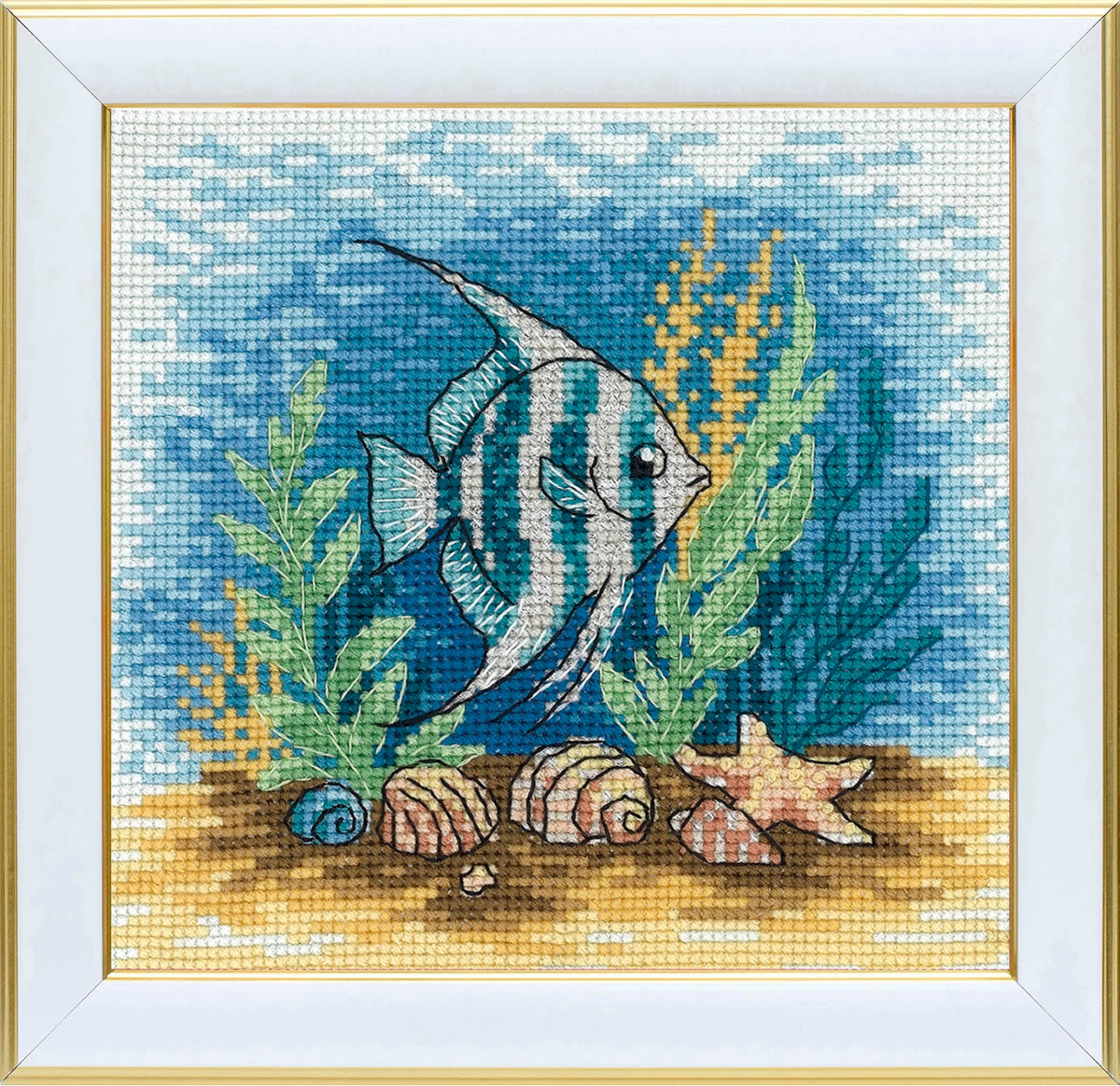The Fish M-0409 cross stitch kit