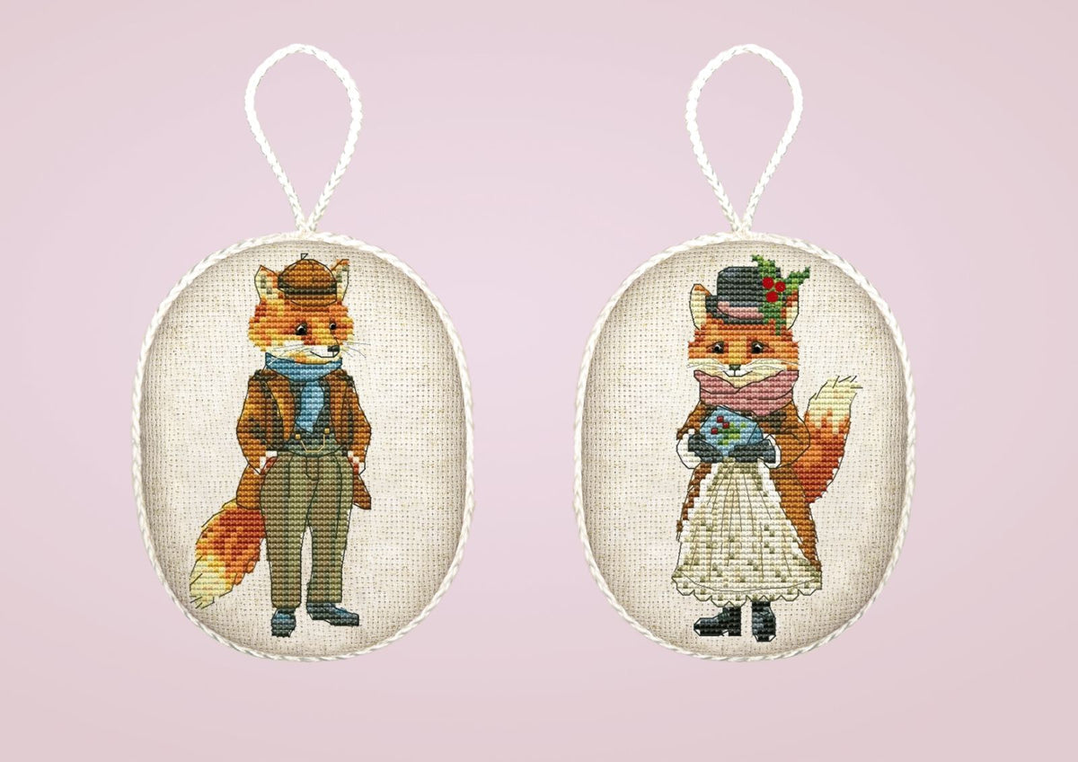 Foxes M-0354 cross stitch kit