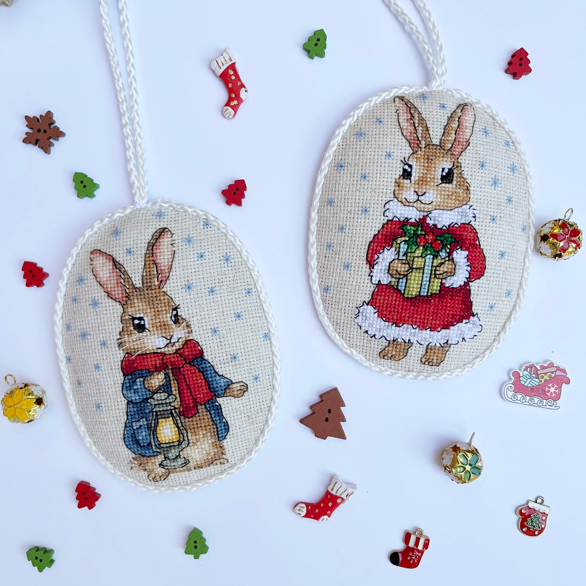 Bunnies M-0323 cross stitch kit