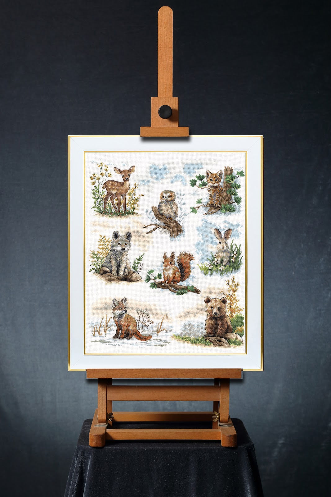 Forest Cubs M-0324 cross stitch kit