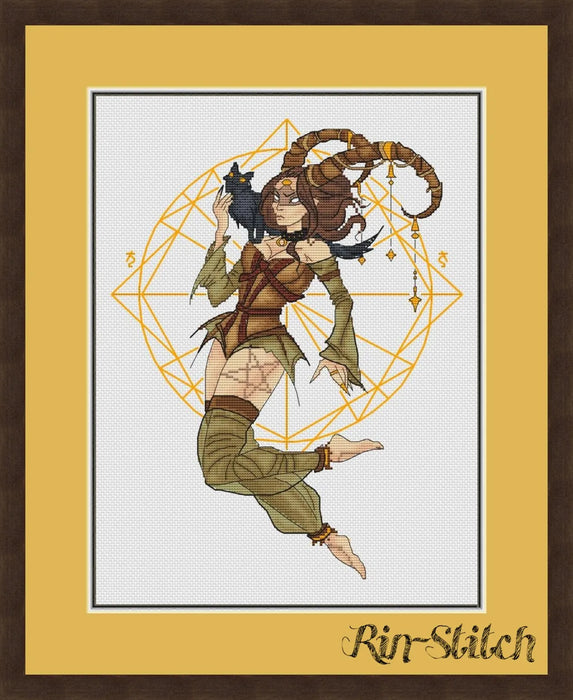 Zodiac Signs. Capricorn - PDF Cross Stitch Pattern