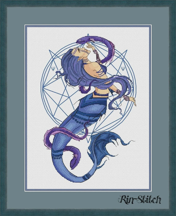 Zodiac Signs. Pisces - PDF Cross Stitch Pattern