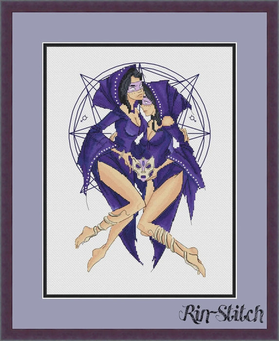 Zodiac Signs. Gemini - PDF Cross Stitch Pattern