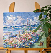 Floral Pier - PDF Cross Stitch Pattern