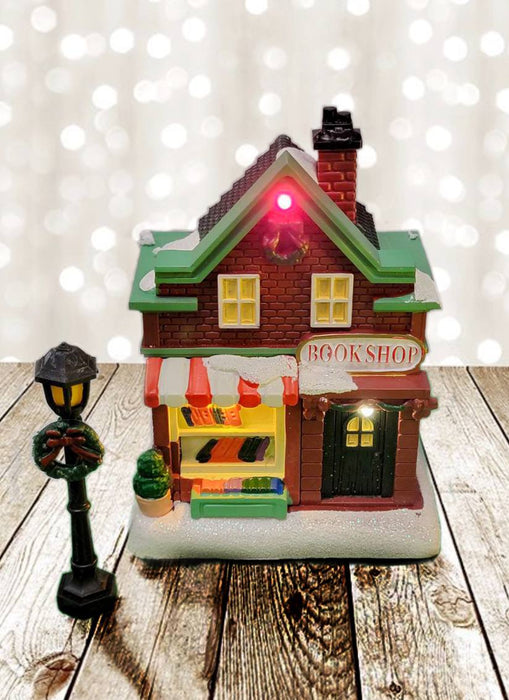 Christmas Village Set with LED Lights F07M4-28-W223