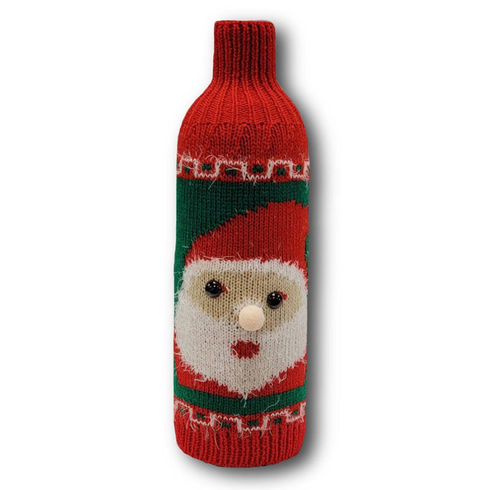 Santa Christmas Bottle Cover F07M5-7F