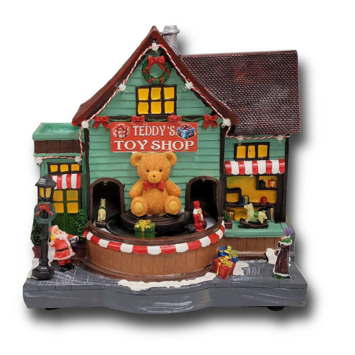 Teddy's Toy Shop Miniature Christmas Village F07M3-20