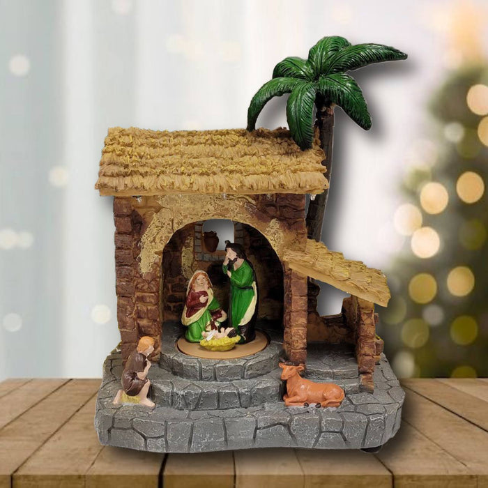 Traditional Nativity Scene Christmas Miniature. Christmas Village F07M4-2