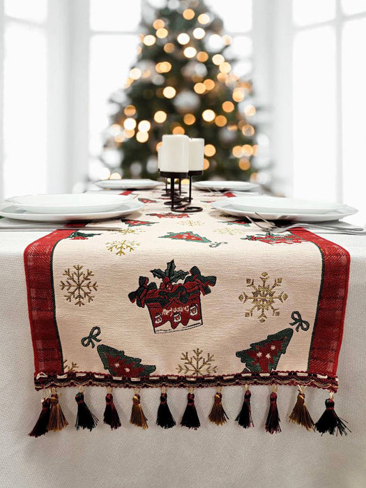 Festive Christmas Presents Table Runner F07M5-10D