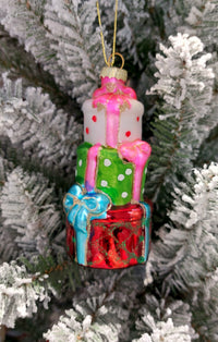 Christmas Glass Ornament - Christmas Gifts by Wizardi F07M3-47 HB-SY25439