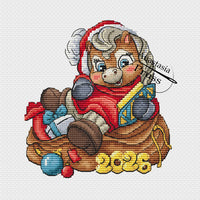 Horse with Gifts - PDF Cross Stitch Pattern