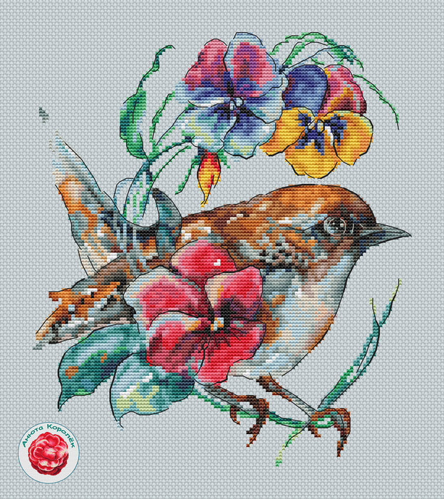 Wren - PDF Cross Stitch Pattern