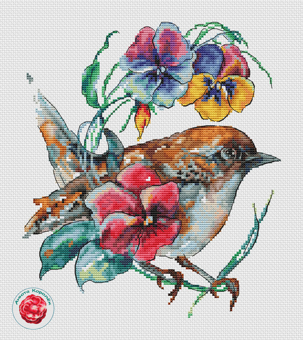 Wren - PDF Cross Stitch Pattern