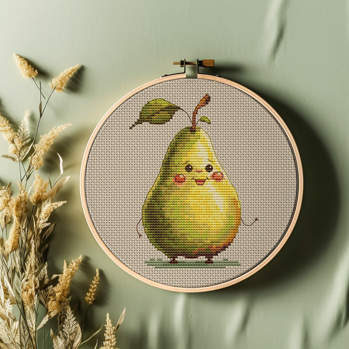 Funny Pear - PDF Cross Stitch Pattern
