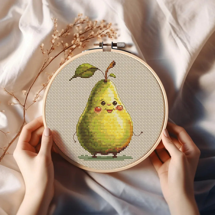 Funny Pear - PDF Cross Stitch Pattern