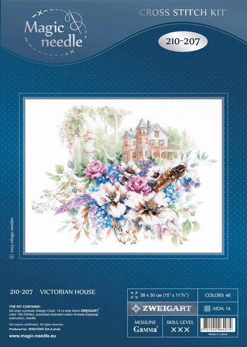 Victorian House 210-207 Counted Cross-Stitch Kit