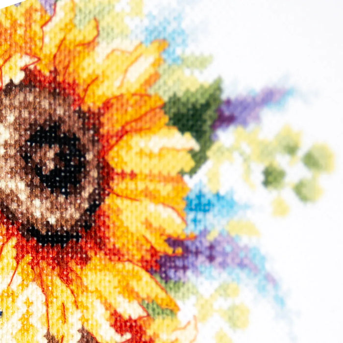 Bouquet with Sunflowers 210-312 Counted Cross-Stitch Kit