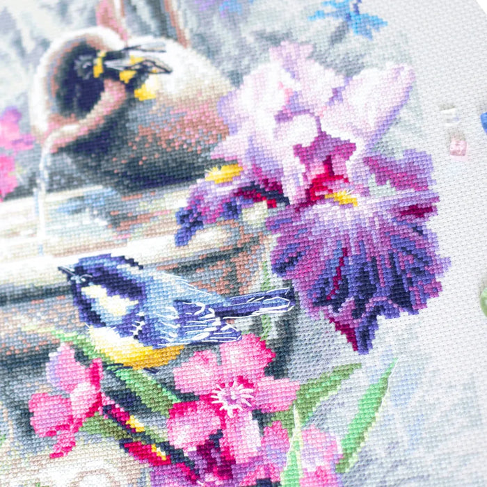 Garden Fountain 210-751 Counted Cross-Stitch Kit