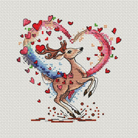 Wonderful Deer - PDF Cross Stitch Pattern