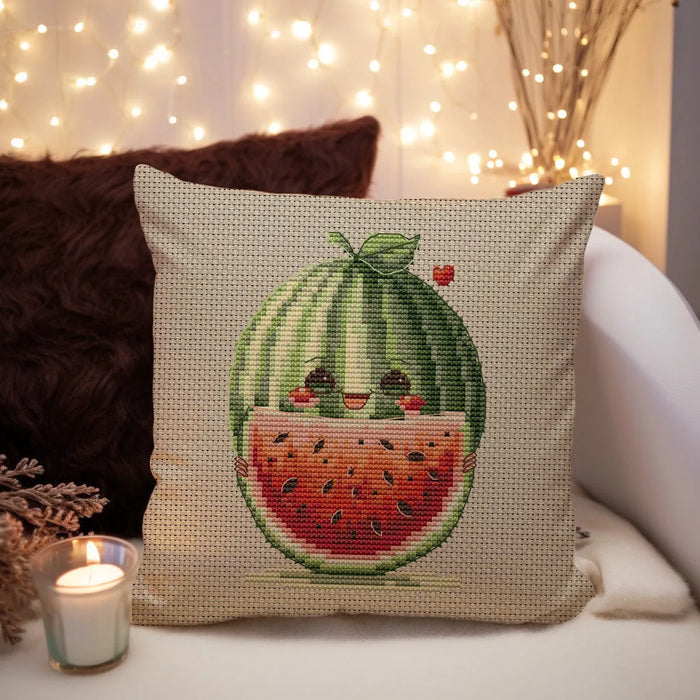 Funny Watermelon - PDF Cross Stitch Pattern