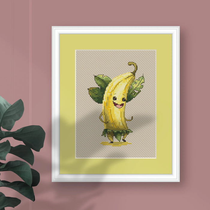 Funny Banana - PDF Cross Stitch Pattern