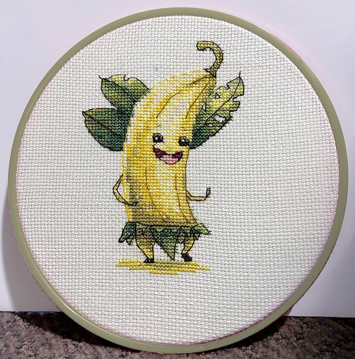 Funny Banana - PDF Cross Stitch Pattern