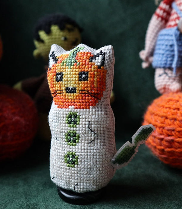 Pumpkincat - PDF Cross Stitch Pattern