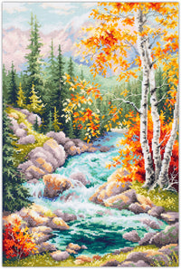 Mountain Creek 250-330 Counted Cross-Stitch Kit