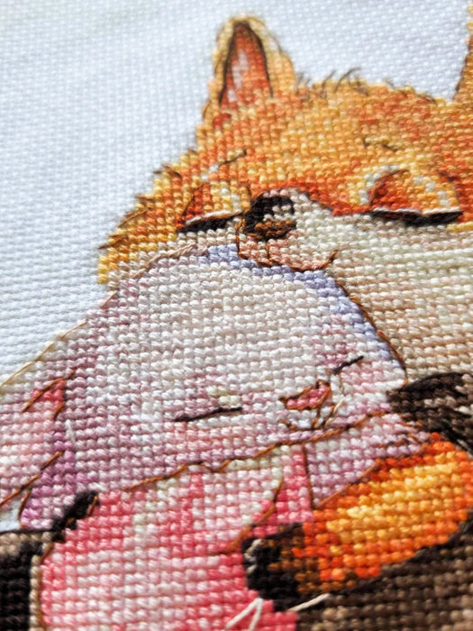 Fox and Bunny - PDF Cross Stitch Pattern