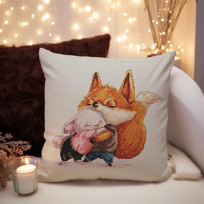 Fox and Bunny - PDF Cross Stitch Pattern