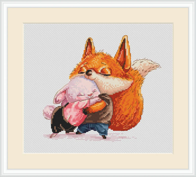 Fox and Bunny - PDF Cross Stitch Pattern