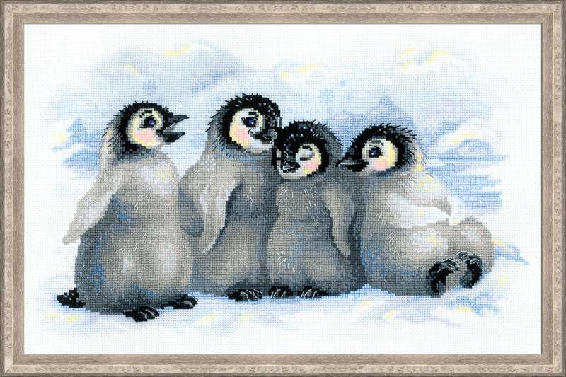 Funny Penguins R1323 Counted Cross Stitch Kit