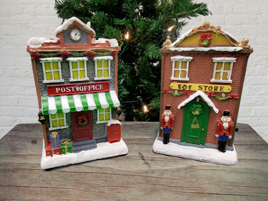 Christmas Village Bakery with LED Lights F07M4-29-Z615C