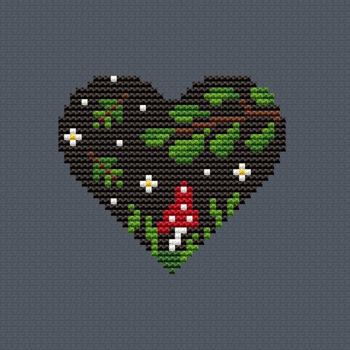 In Forest - PDF Cross Stitch Pattern