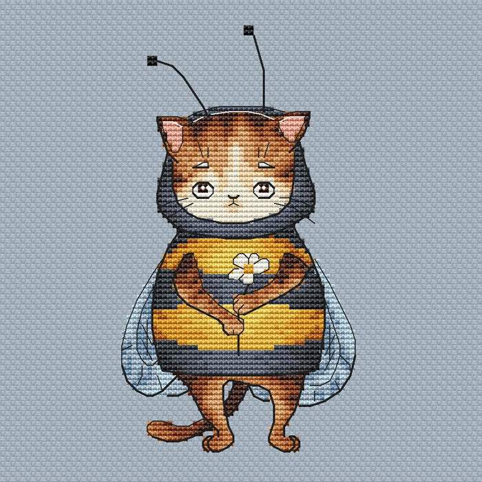 Cat-Bee - PDF Cross Stitch Pattern