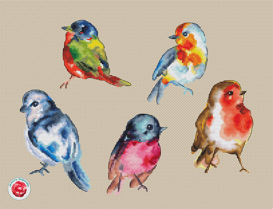 Little Birds - PDF Cross Stitch Pattern