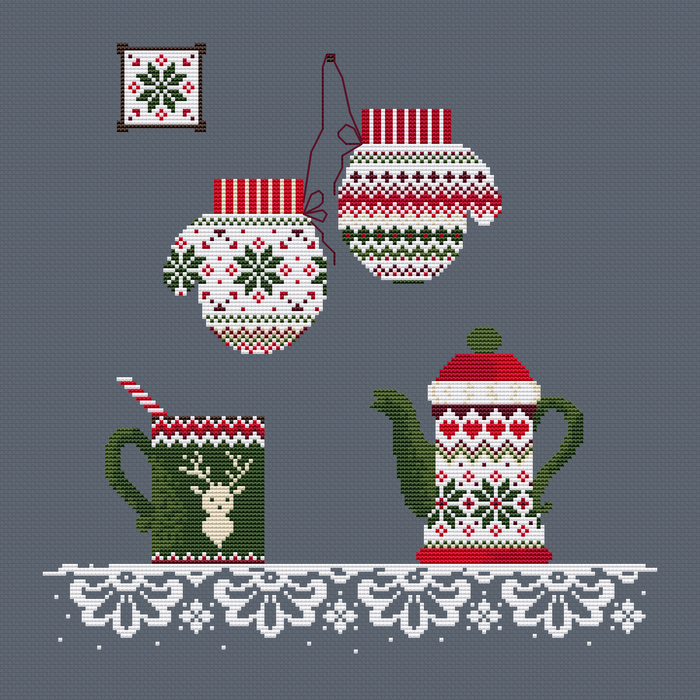 Would you Like Some Tea - PDF Cross Stitch Pattern