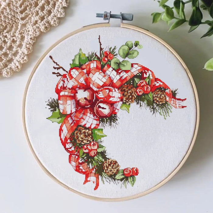 Christmas wreath - PDF Cross Stitch Pattern