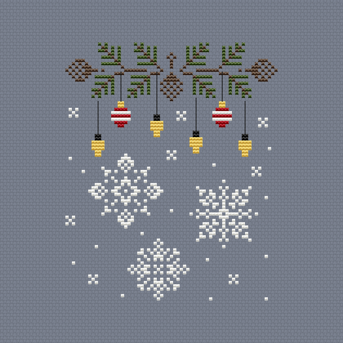 Snowflakes - PDF Cross Stitch Pattern