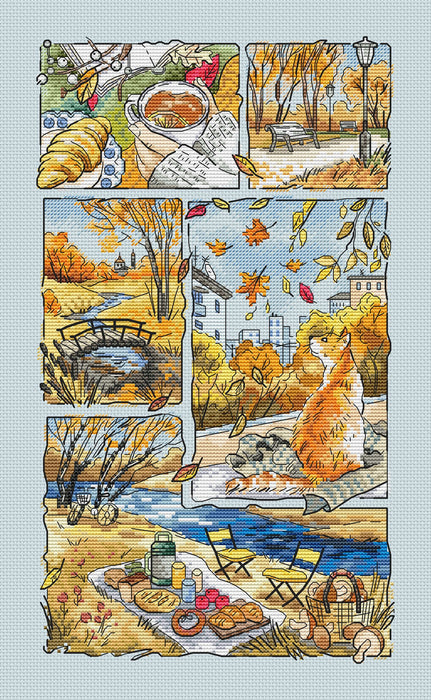 Autumn moments - PDF Cross Stitch Pattern