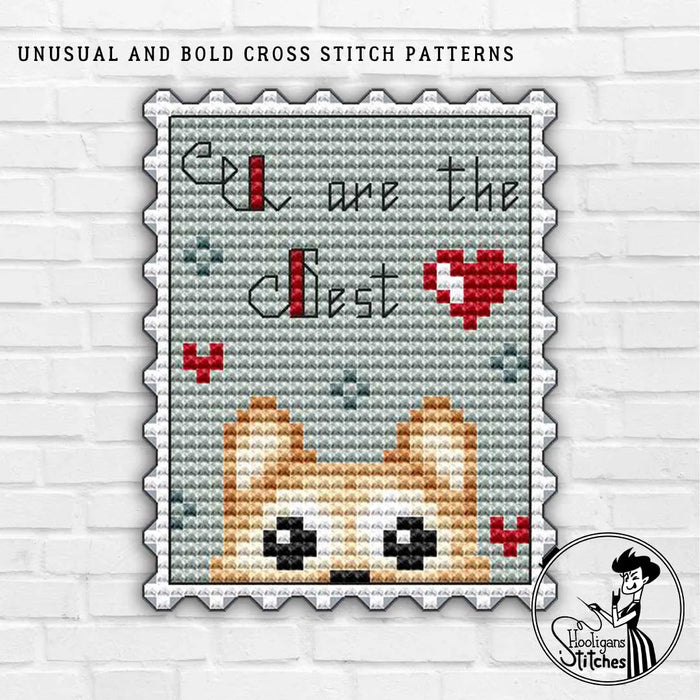 Postage stamp. U are the best - PDF Cross Stitch Pattern