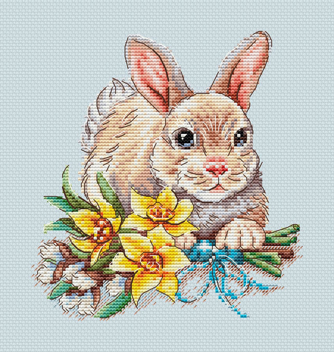 Easter Sampler. Rabbit - PDF Cross Stitch Pattern